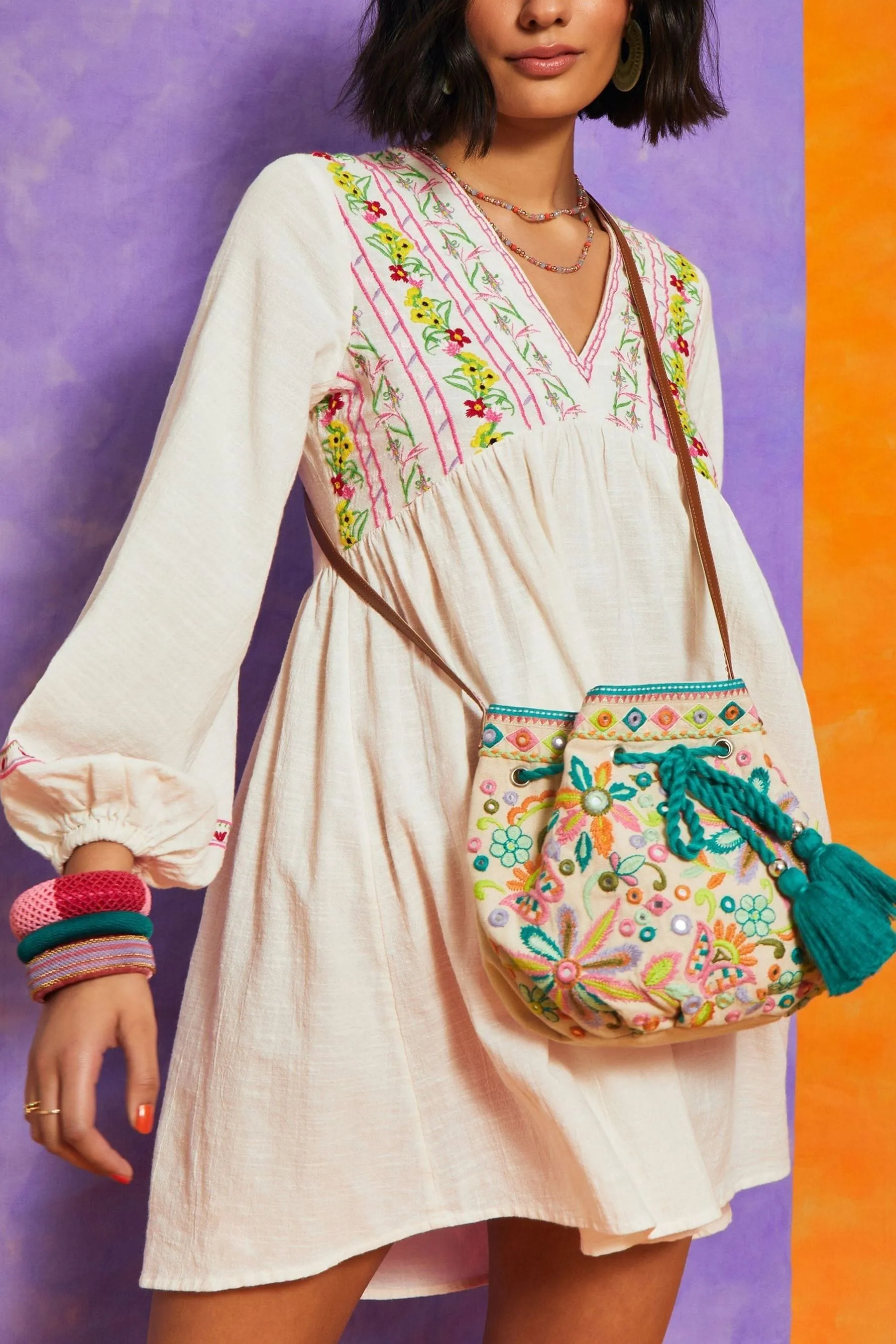 Accessorize - Borsone a specchio multicolore - Borsa
