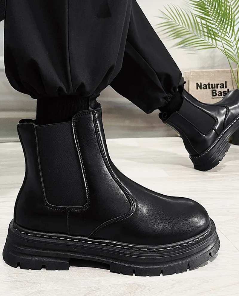 Autunno e inverno New Martin Boots Stivali in pelle da uomo