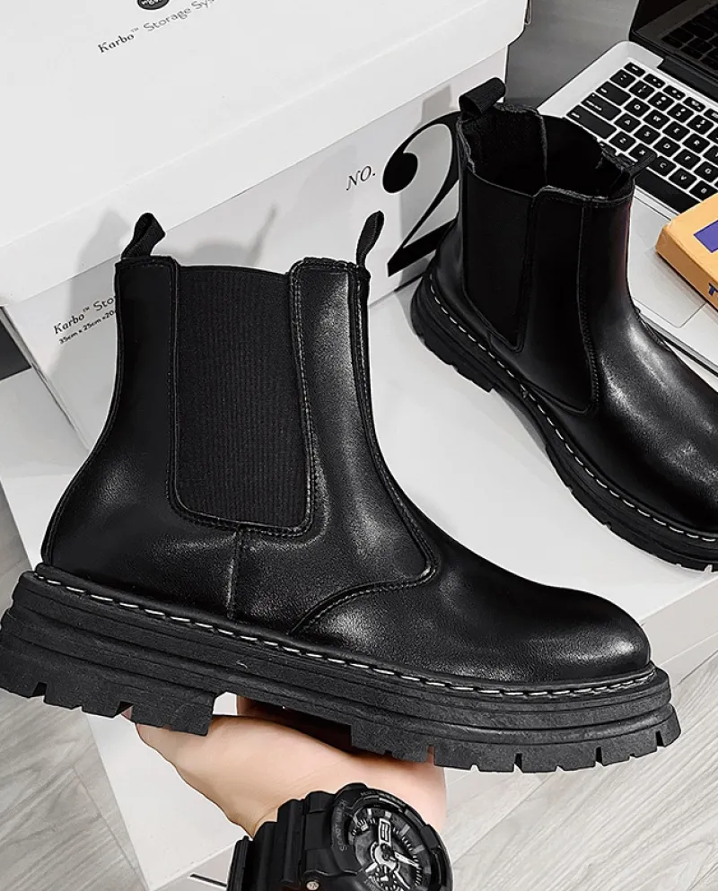 Autunno e inverno New Martin Boots Stivali in pelle da uomo