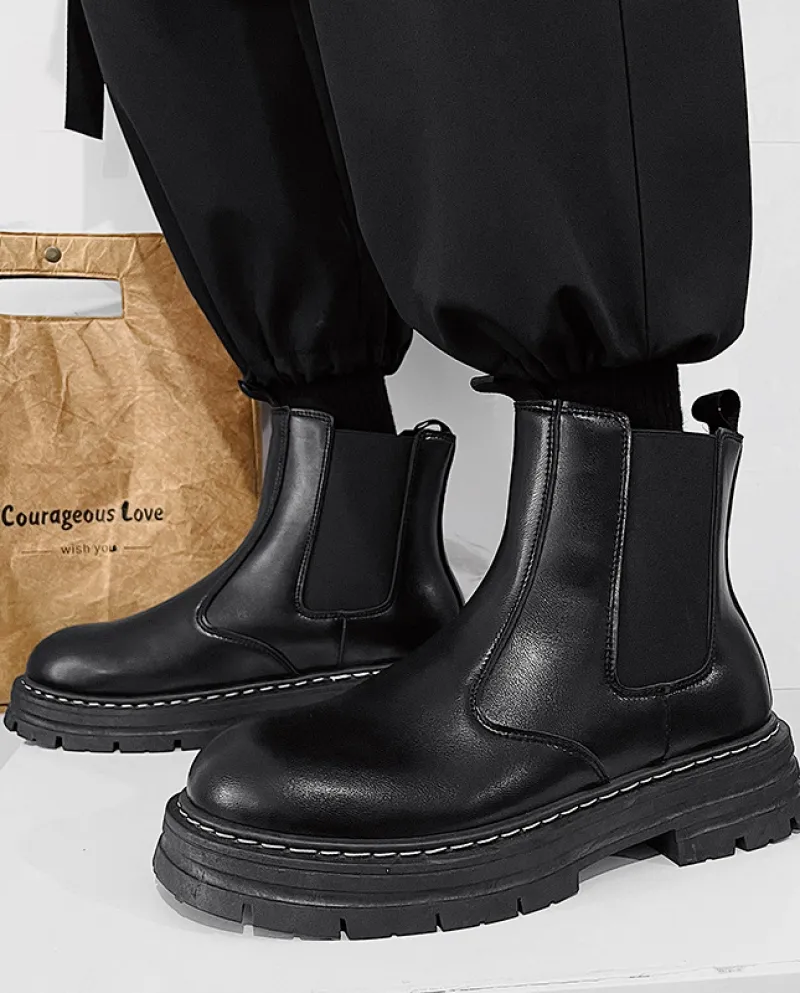 Autunno e inverno New Martin Boots Stivali in pelle da uomo