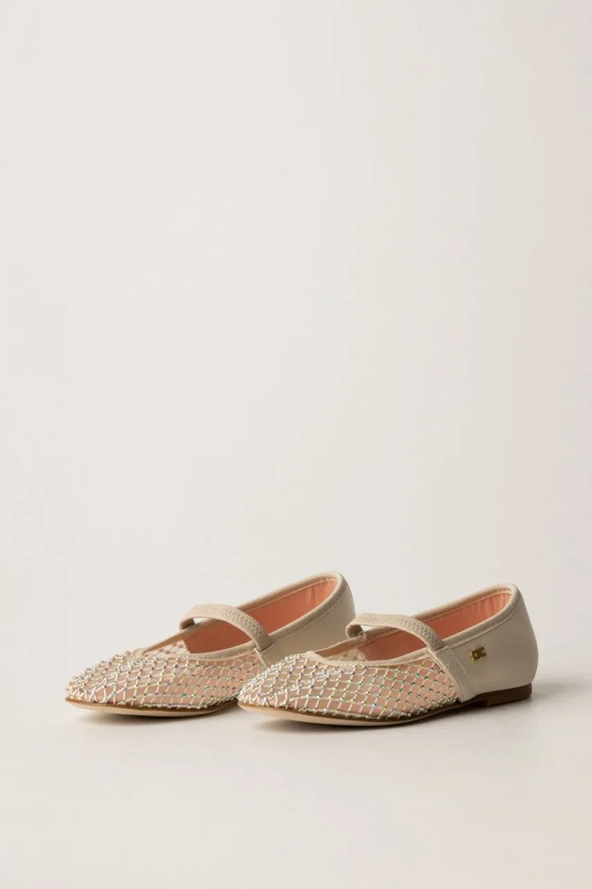 Ballerine a rete con strass BUTTER