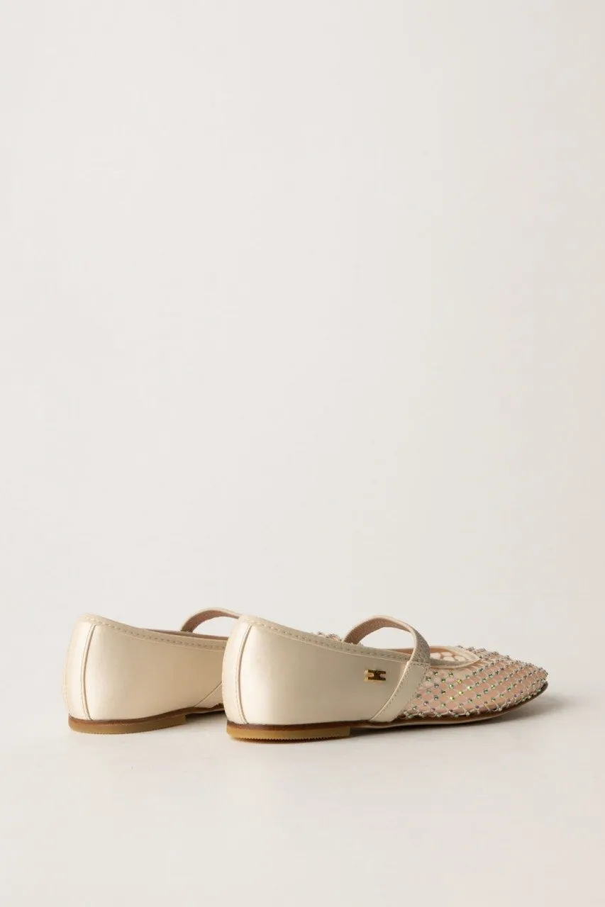 Ballerine a rete con strass BUTTER
