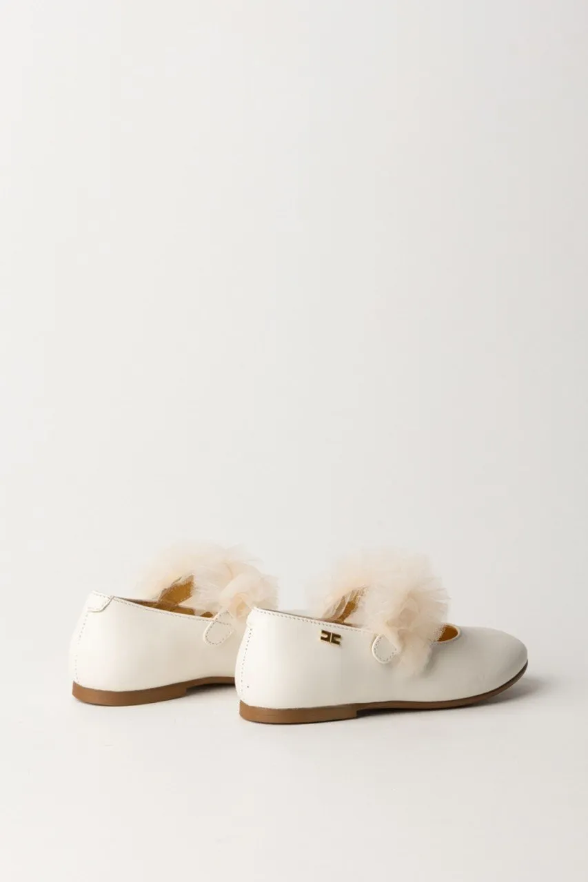 Ballerine con dettaglio in tulle BUTTER