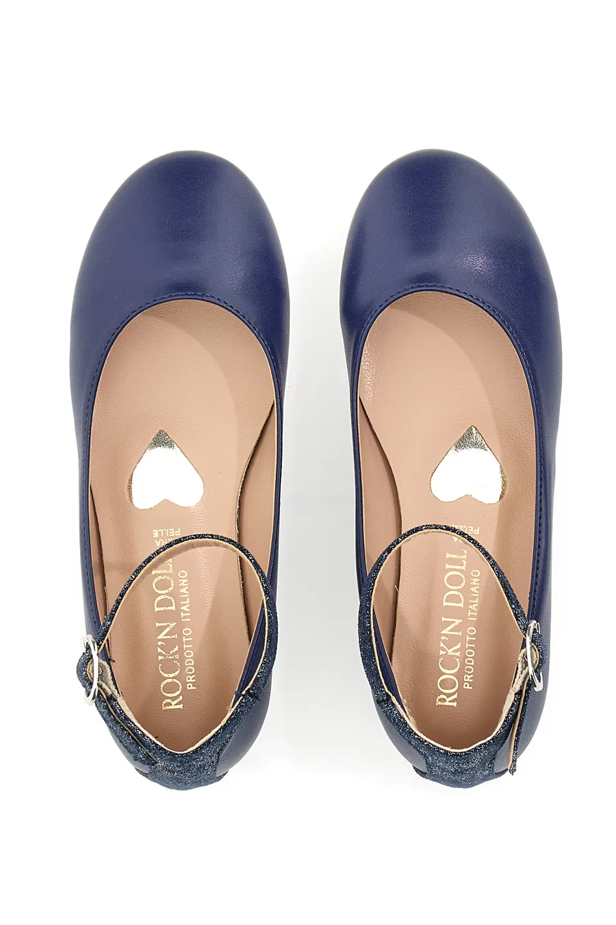 Ballerine Rock'n Doll 207 Blu con cinturino alla caviglia