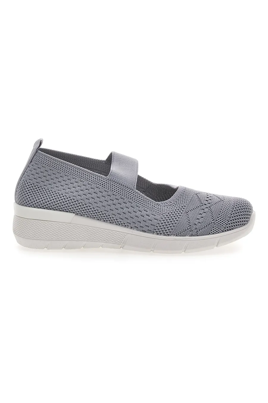 Ballerine Sportive Grigie con Cinturino Me & Me 090239