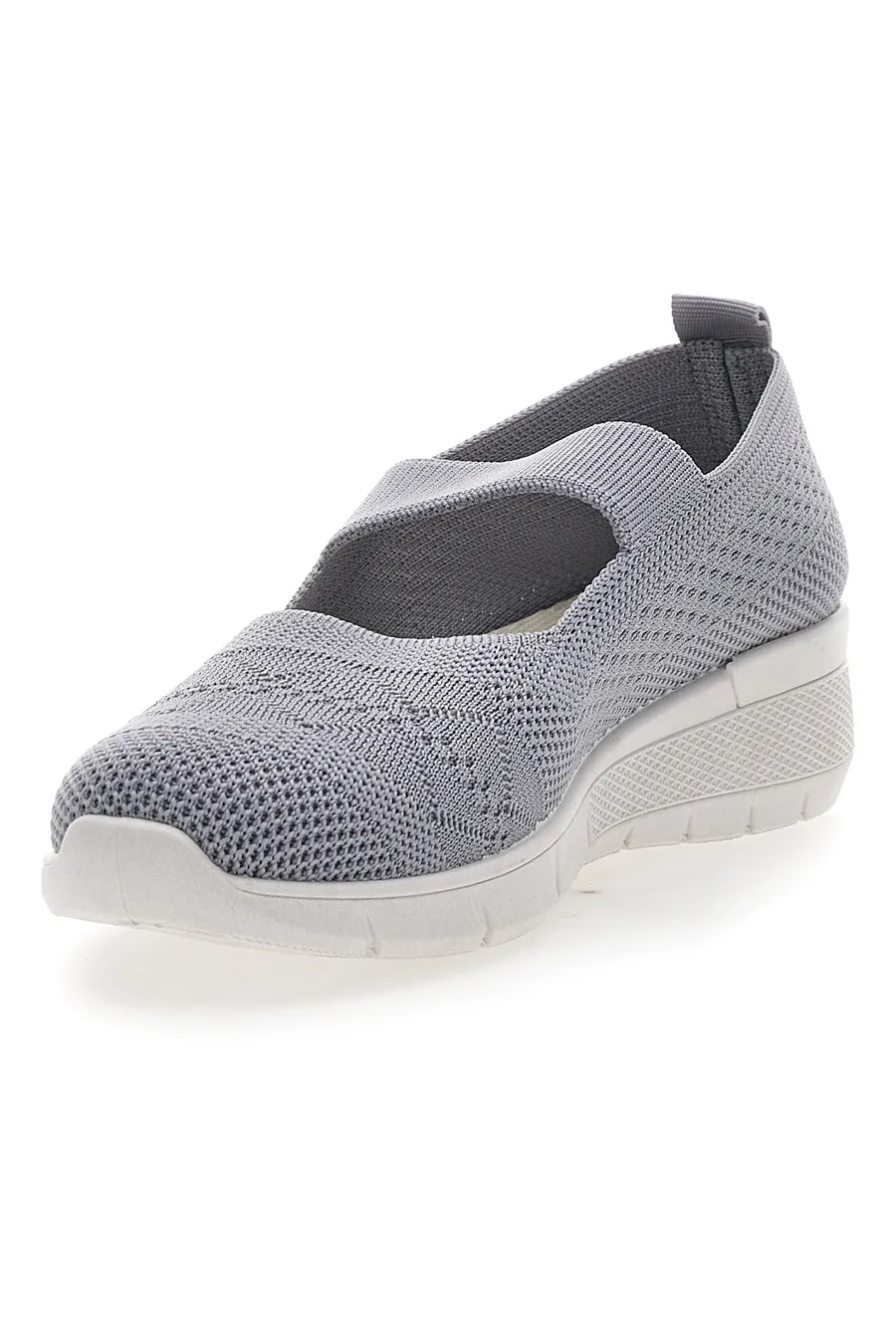 Ballerine Sportive Grigie con Cinturino Me & Me 090239