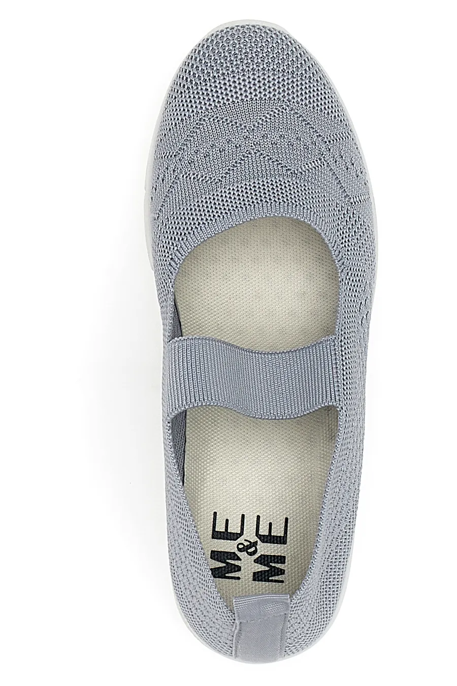 Ballerine Sportive Grigie con Cinturino Me & Me 090239