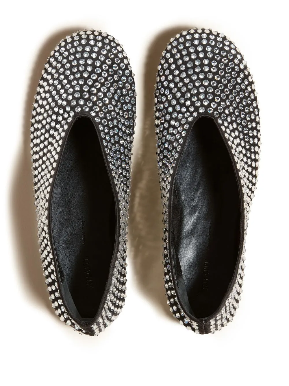 Ballerine The Marcy con strass in nero - donna