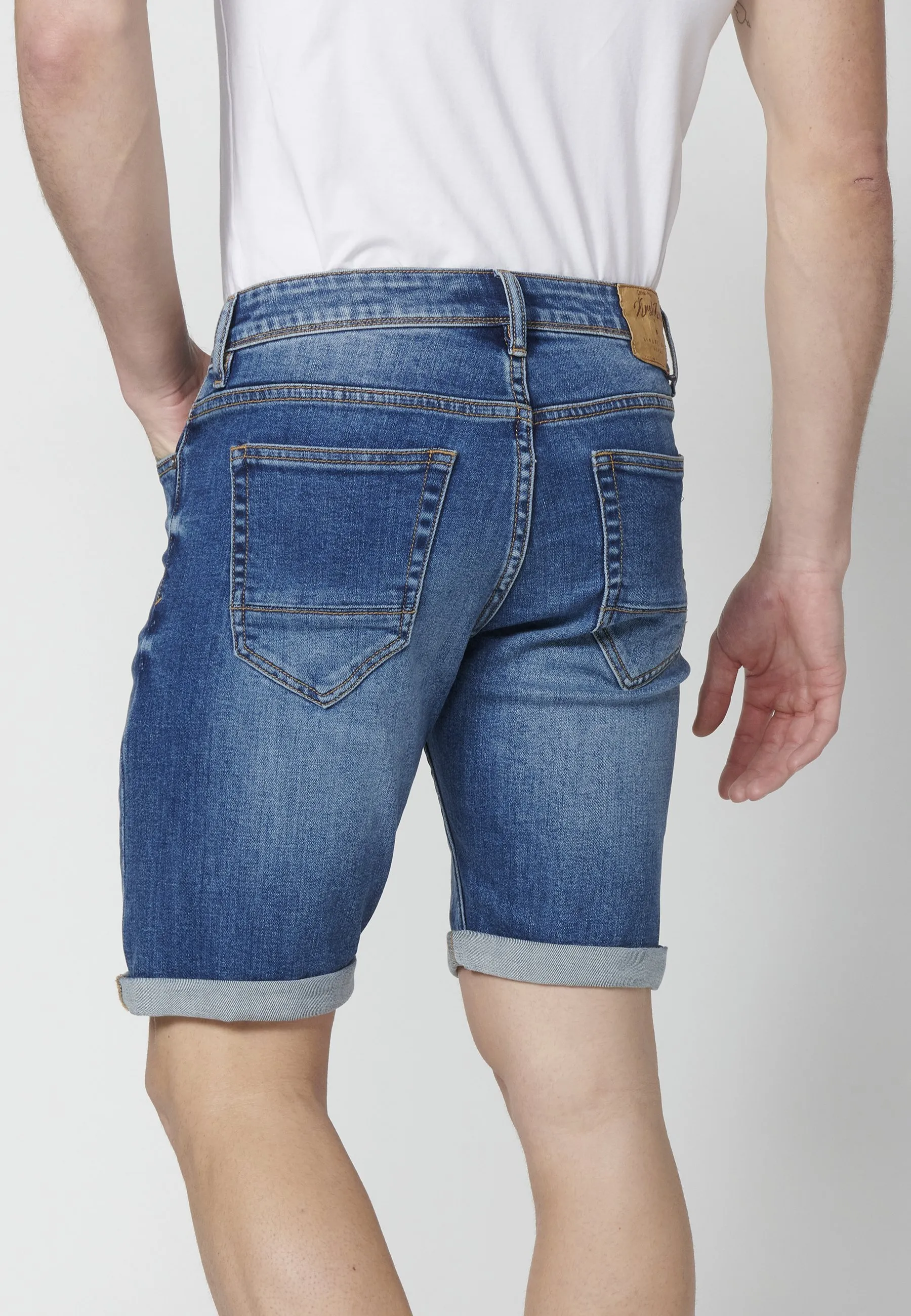 BERMUDA COWBOY STRECTH   STRECT - Shorts di jeans