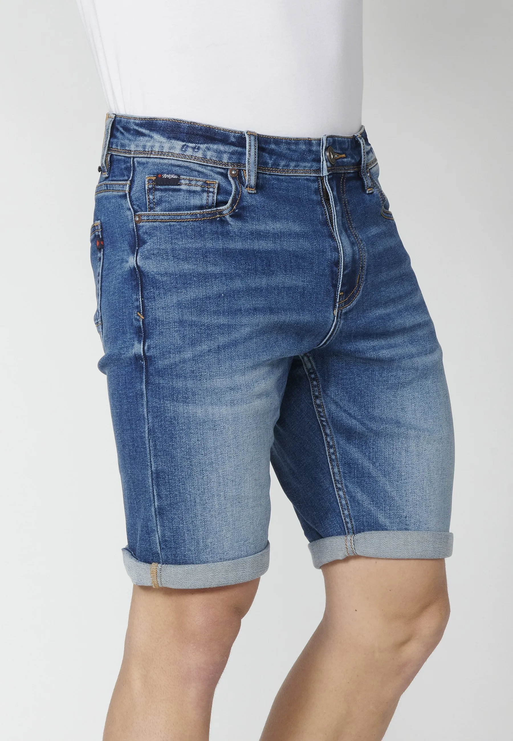 BERMUDA COWBOY STRECTH   STRECT - Shorts di jeans