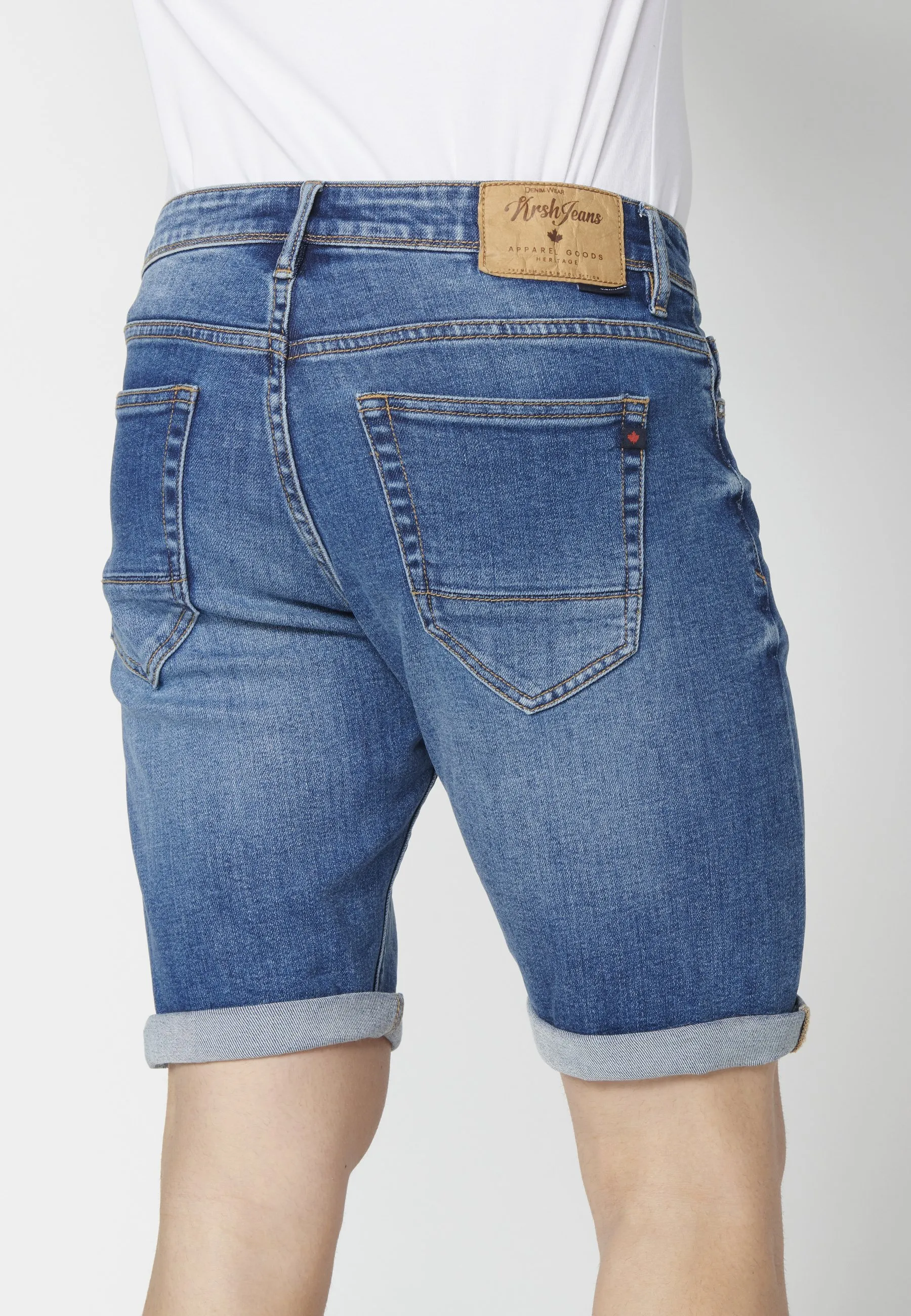 BERMUDA COWBOY STRECTH   STRECT - Shorts di jeans