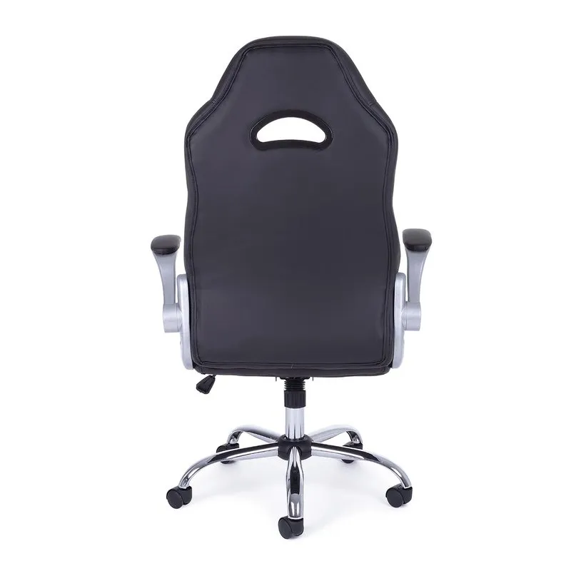 Bizzotto Poltrona ufficio con bracciolo Boneville nero