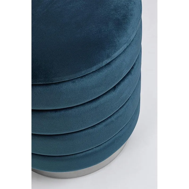 Bizzotto Set 2 pouf contenitore Darina navyus
