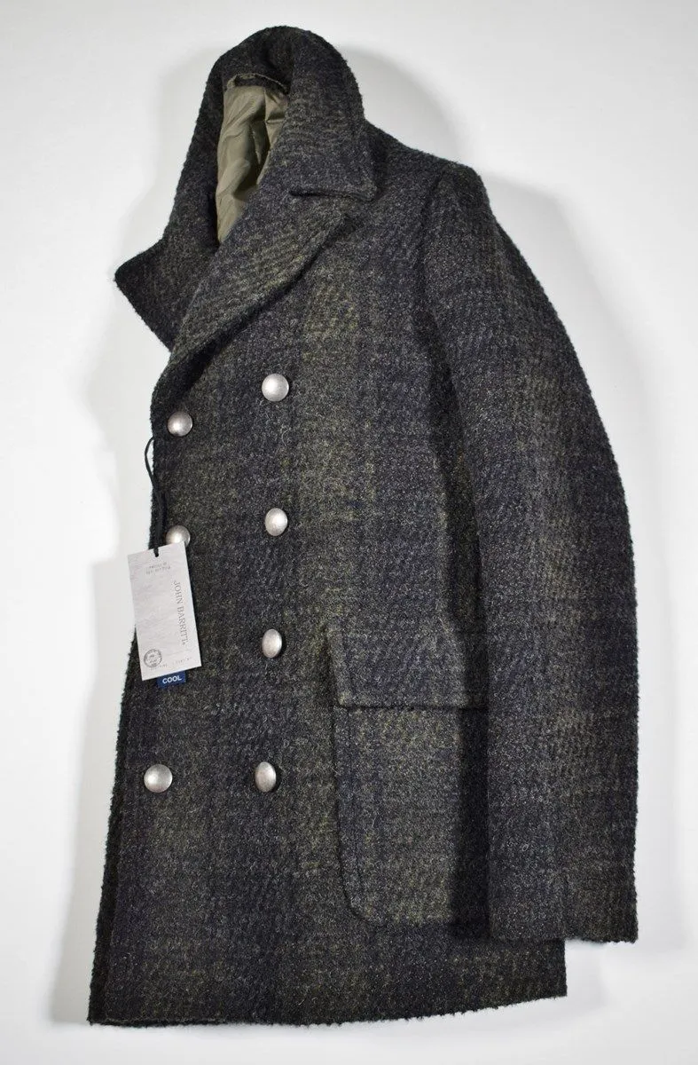 Blouson wool plaid John Barritt slim fit double breasted