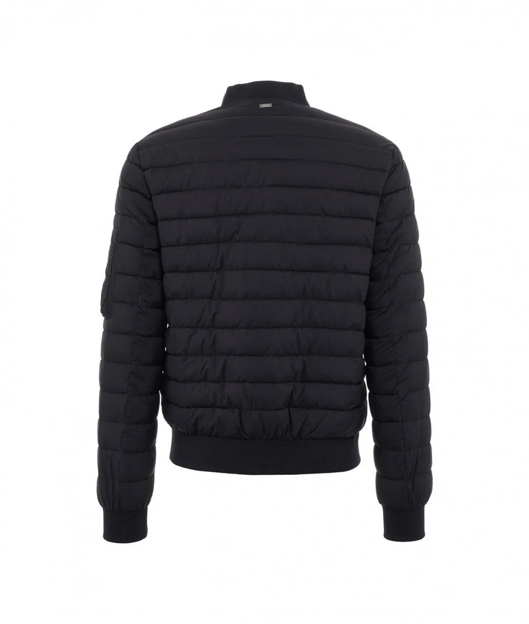 Bomber in eco piuma nero nero