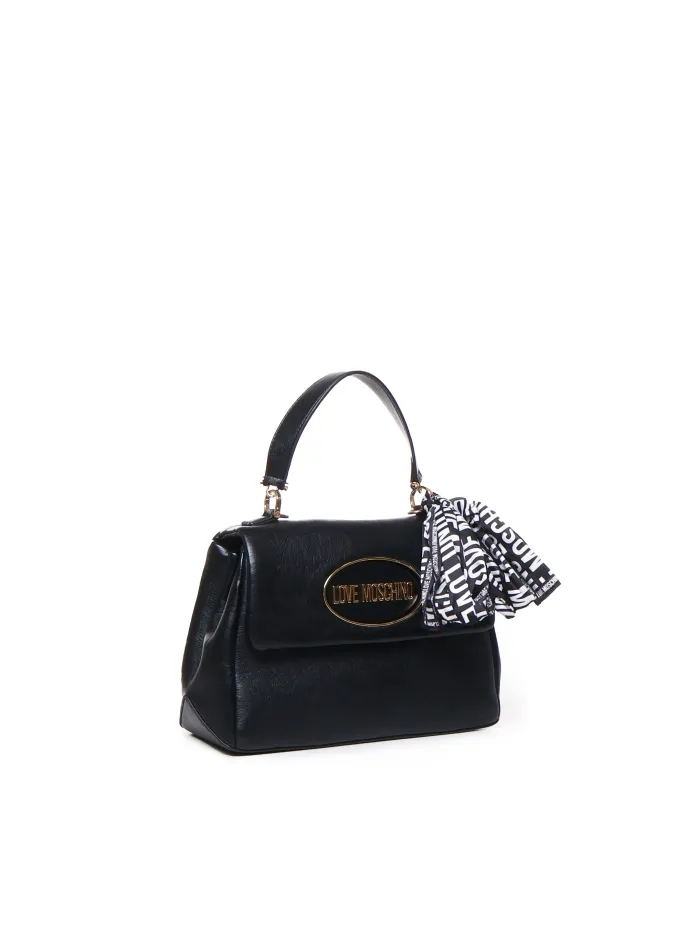 BORSA A MANO CON LOGO FRONTALE