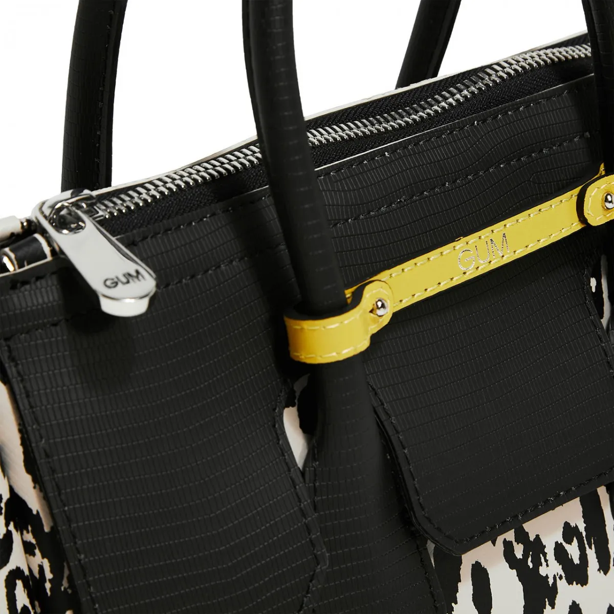 Borsa A Mano Media Mul Print, Beige