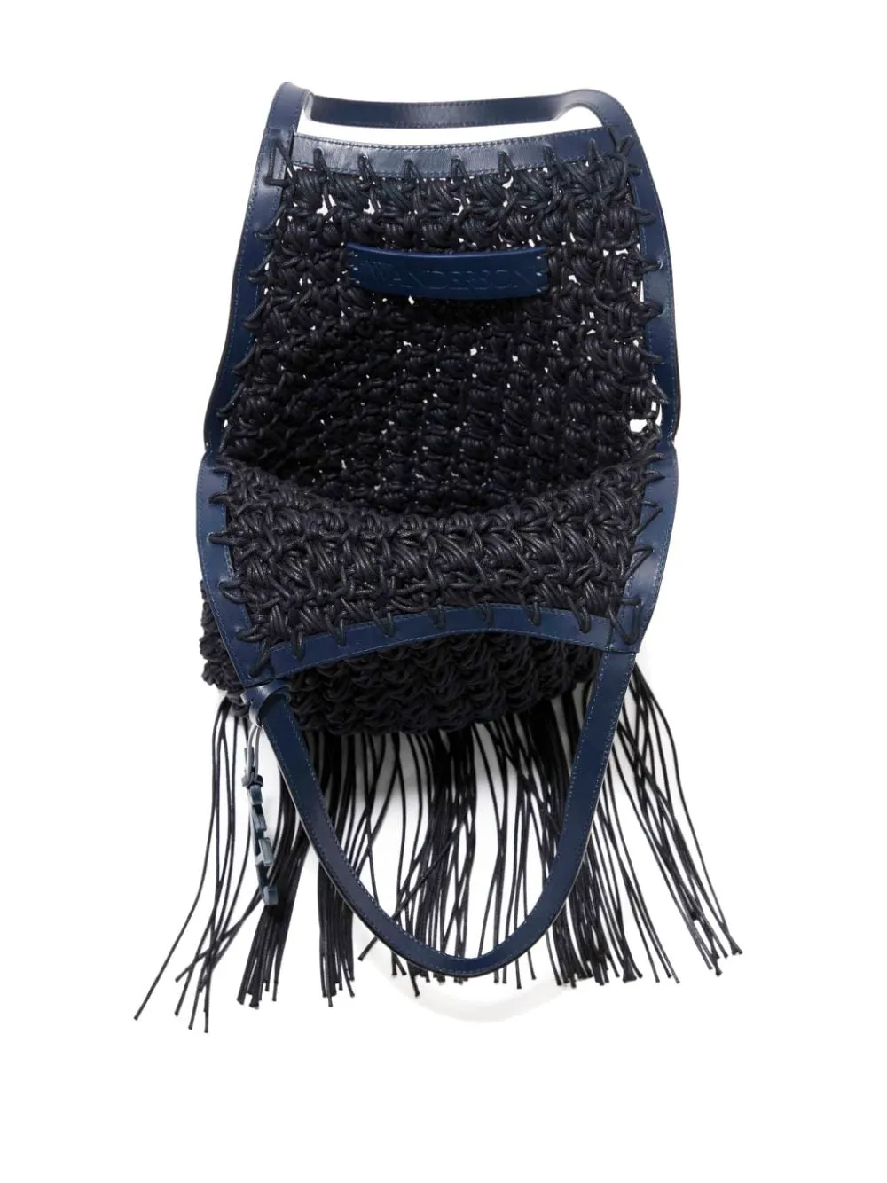 Borsa a mano popcorn in blu - donna