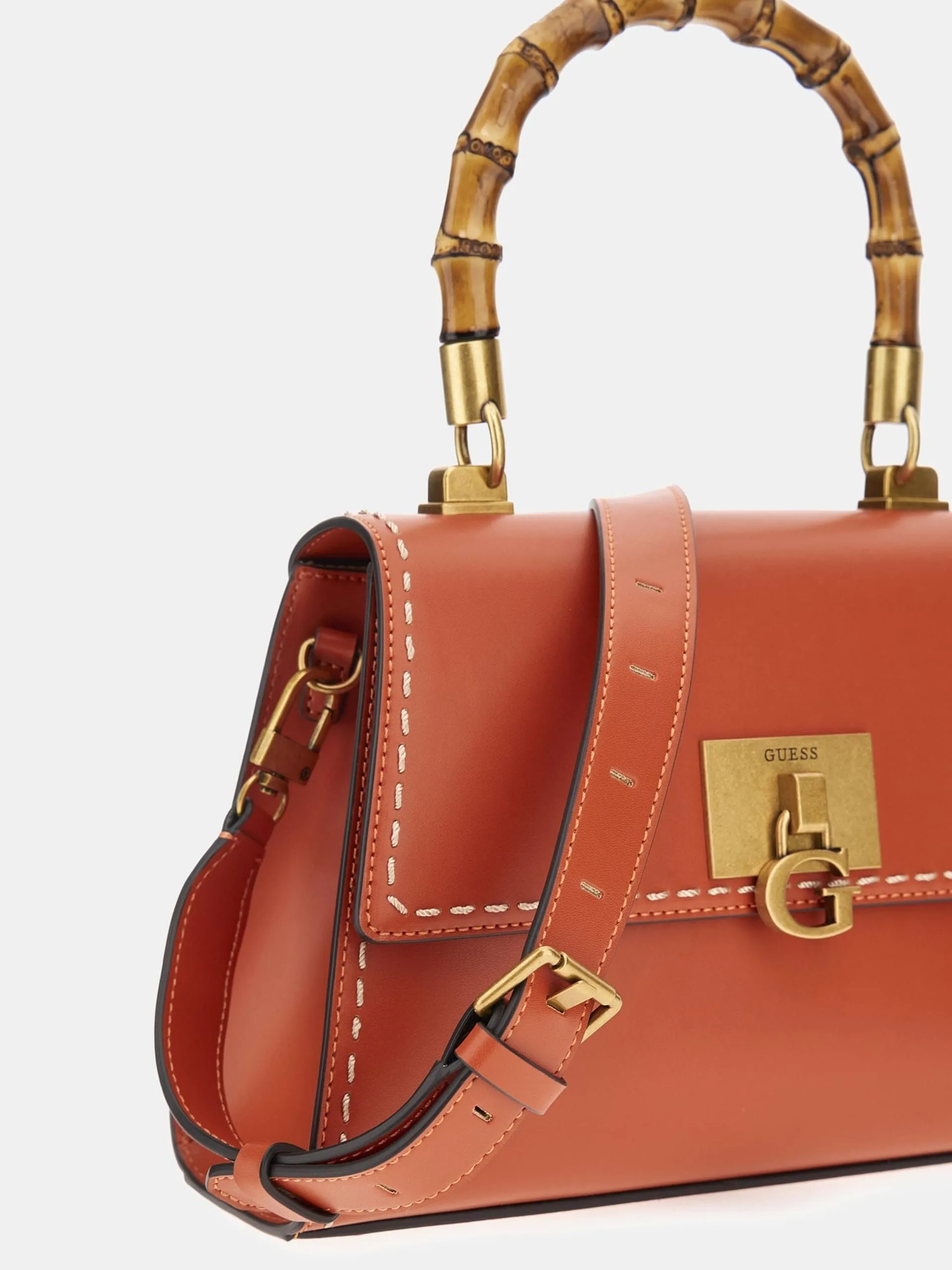 Borsa a mano stephi manici bamboo guess