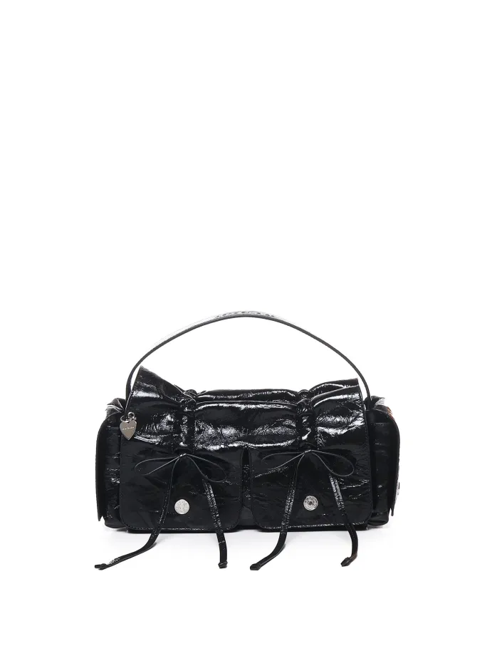 BORSA A SPALLA MULTIPOCKET CON FIOCCHI