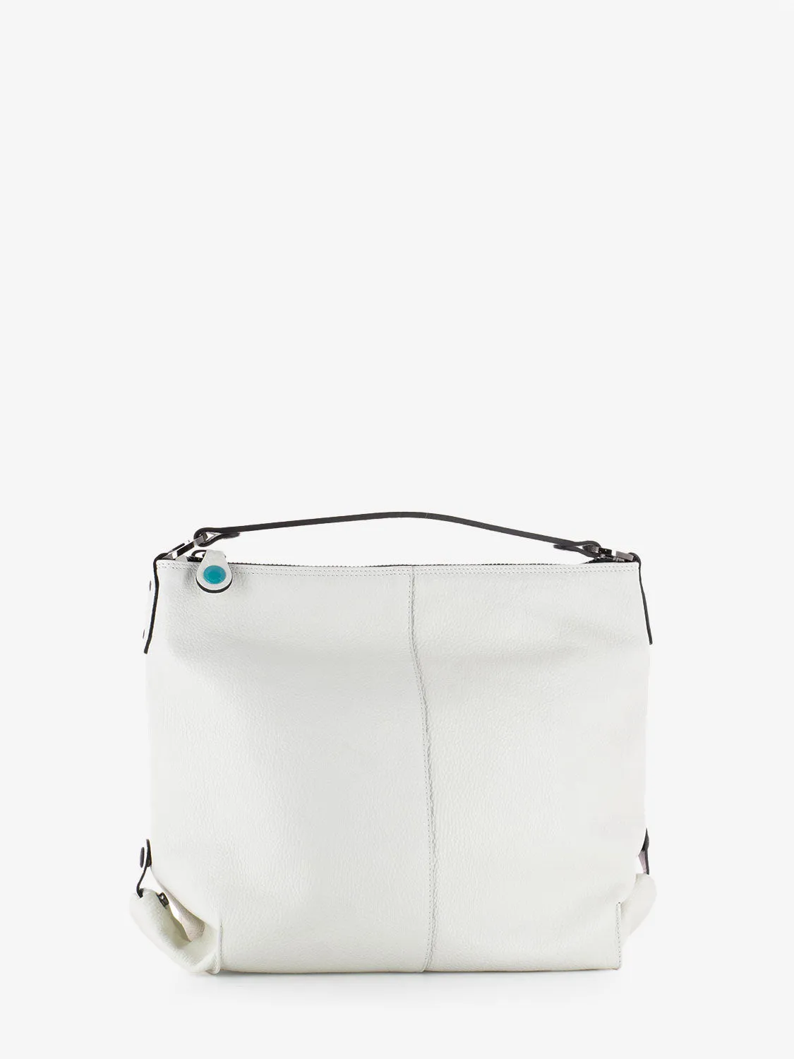 Borsa bull Solange L bianco ottico