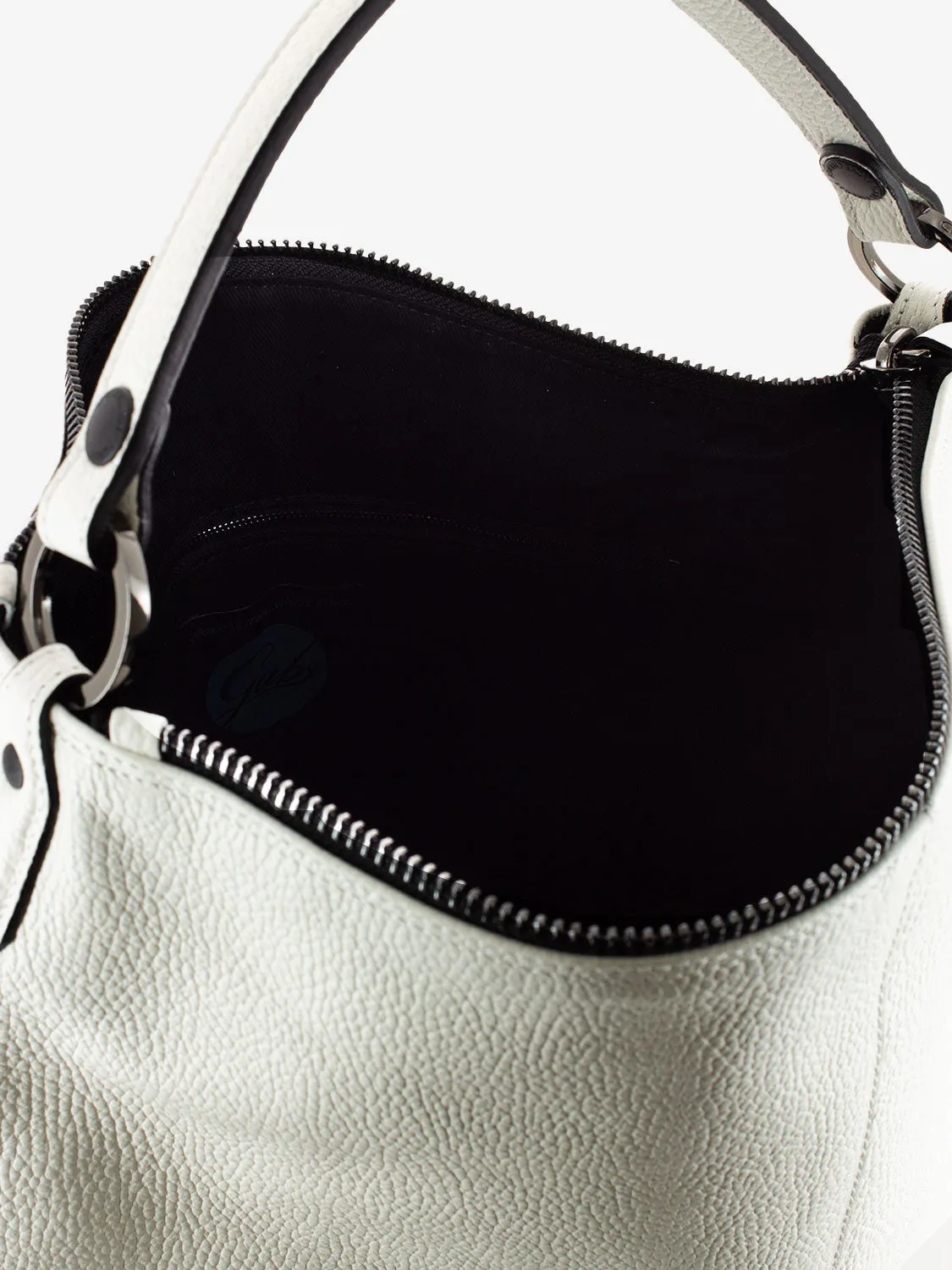 Borsa bull Solange L bianco ottico