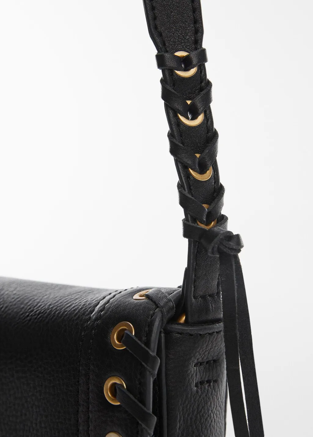 Borsa pelle borchie