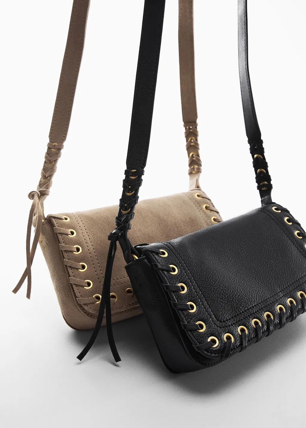 Borsa pelle borchie
