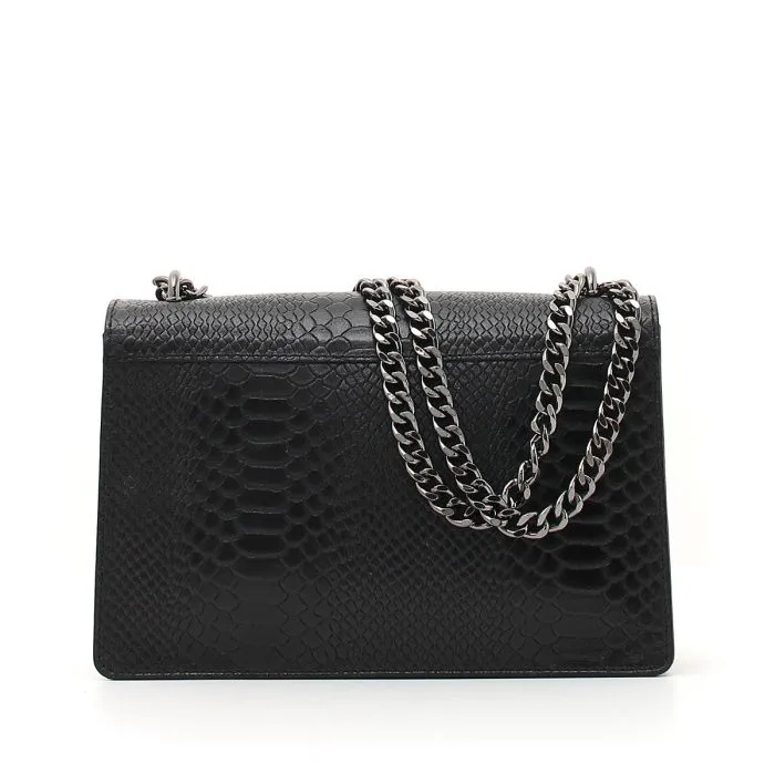 BORSA PELLE Nero