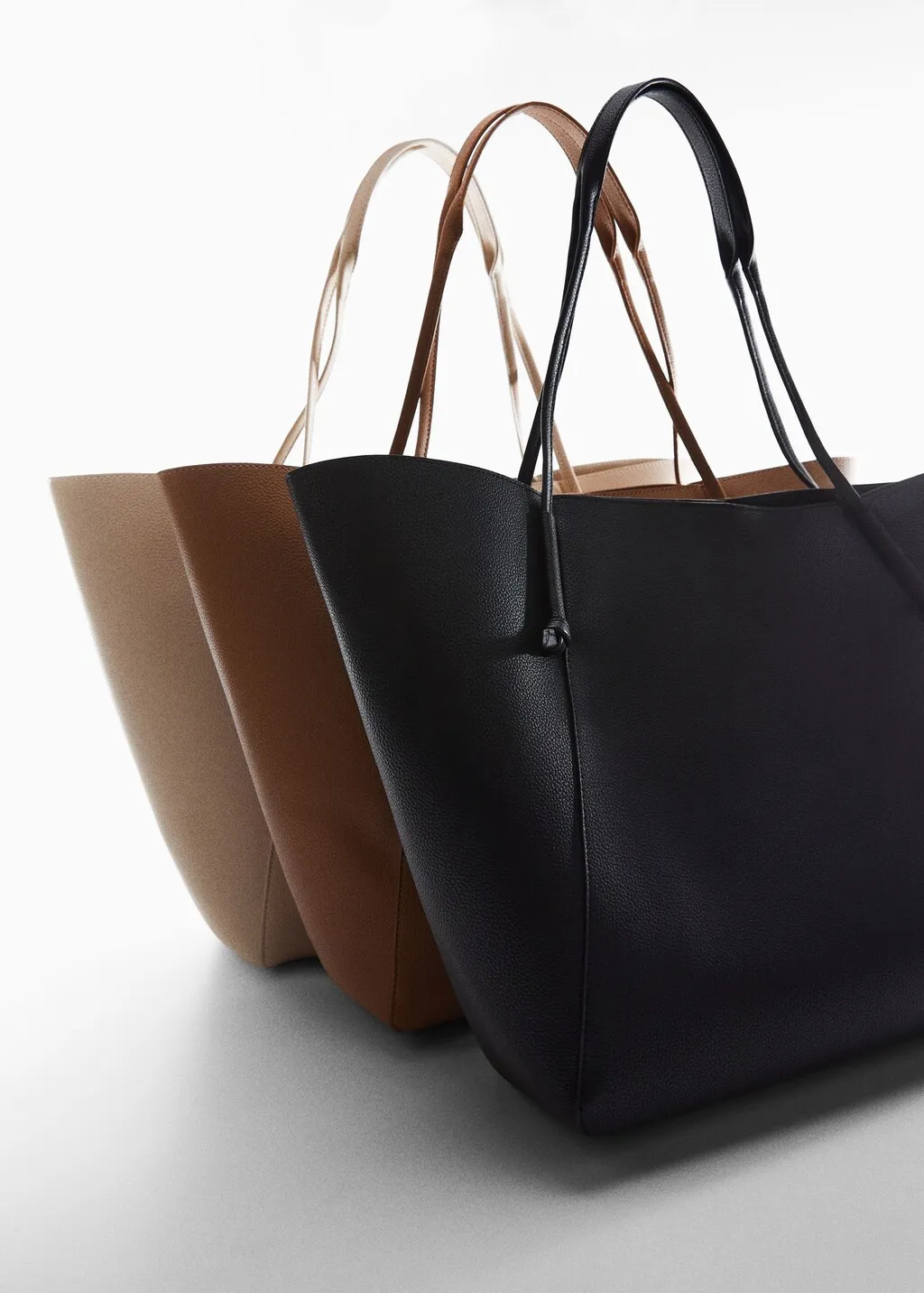Borsa shopper manico nodi