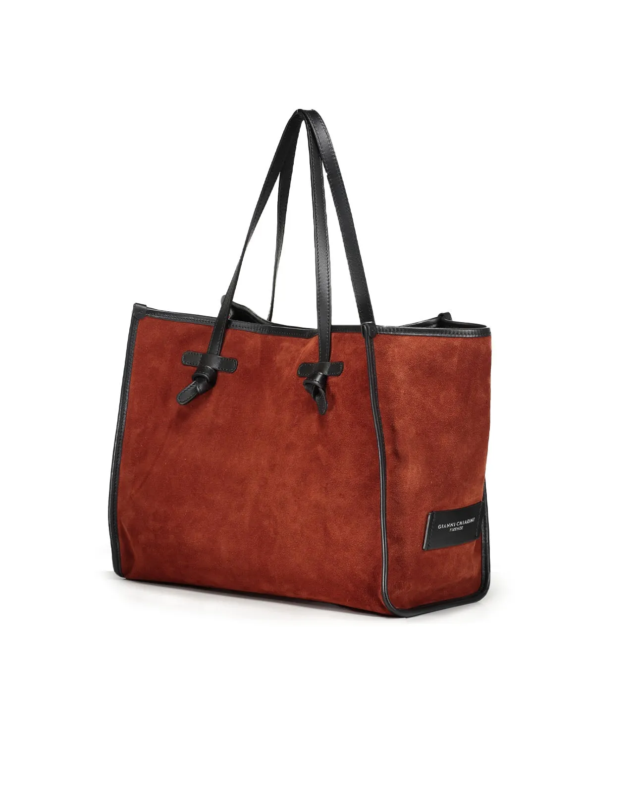 Borsa shopper Marcella suede rust
