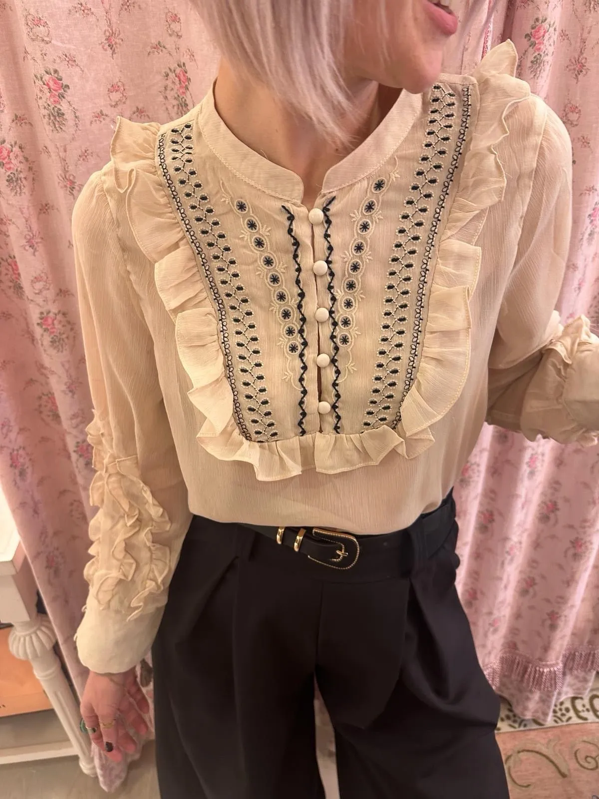 Camicetta Isabell Beige