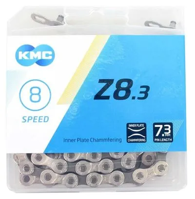 Catena KMC Z8 Argento/Grigio 114 maglie