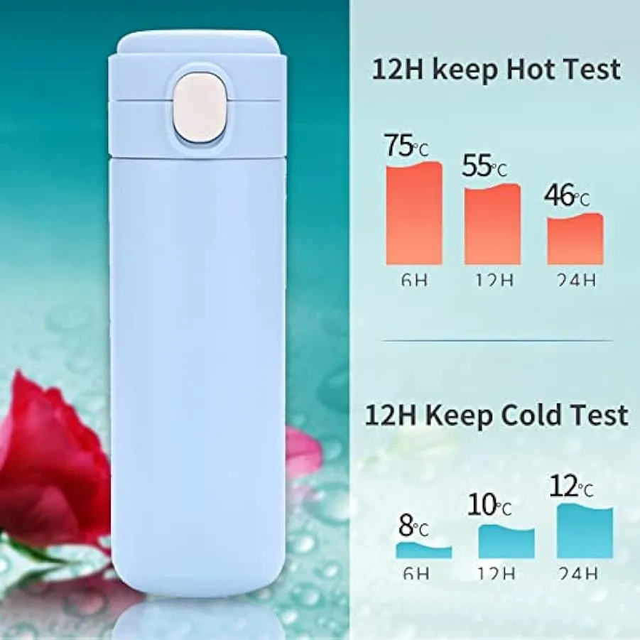 Coniya Borraccia d’Acqua Termale,Bottiglia Termica da 350 ml Bottiglia Termica Bottiglia d’Acqua Termica Bottiglia Portatile a P