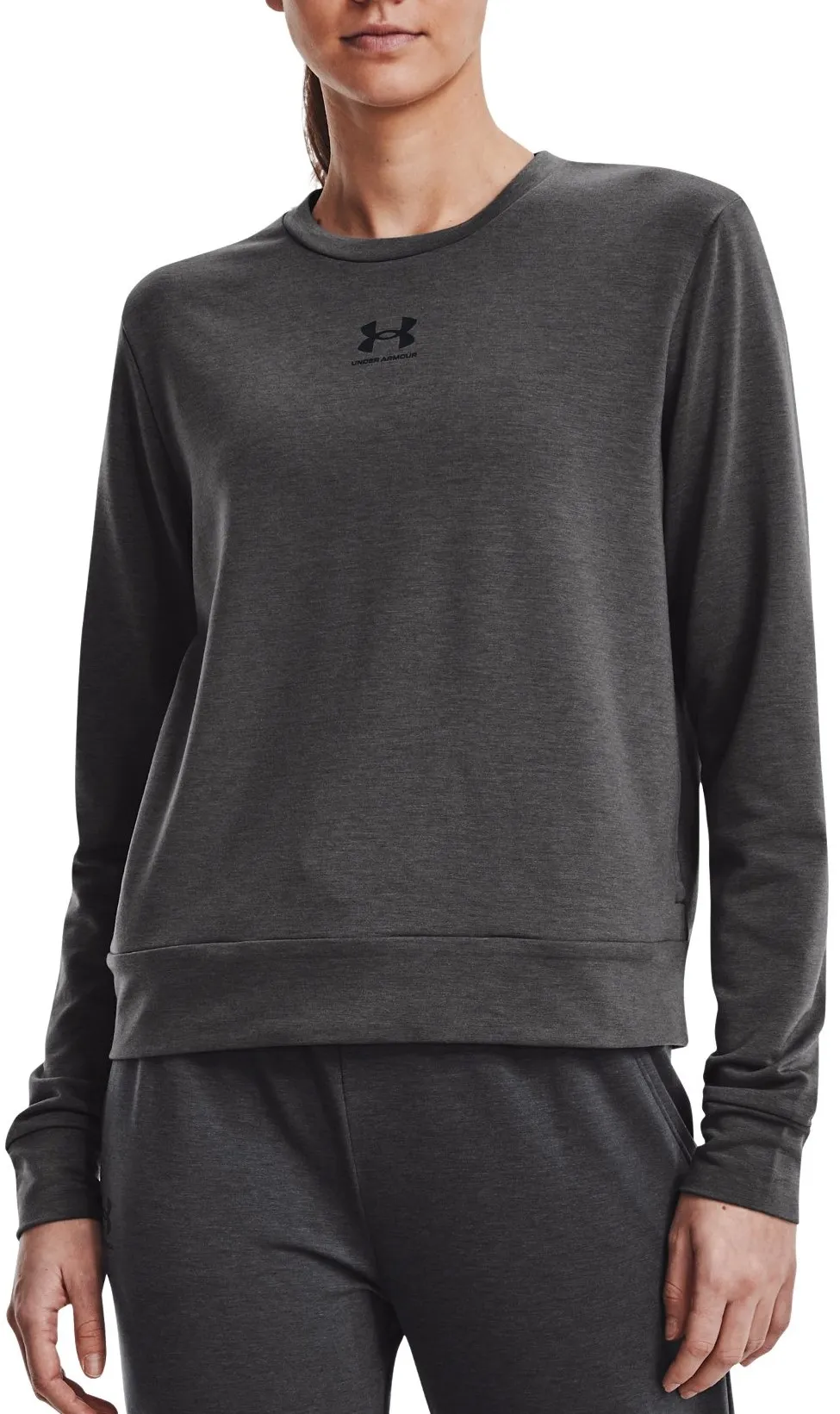 Felpe Under Armour Rival Terry Crew-GRY