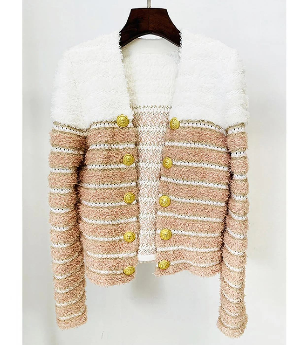 Giacca cardigan Cappotto gonna al ginocchio Giacca cardigan in maglia 2023 Moda autunno Novità