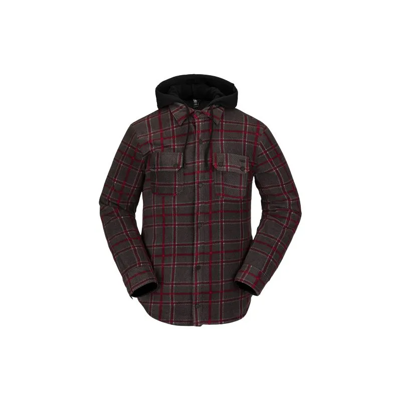 Giacca Volcom Field Insulated Flannel (Black Plaid) Uomo