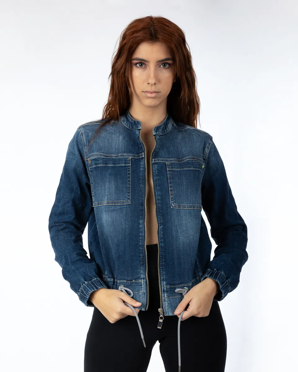 giubbino jeans donna