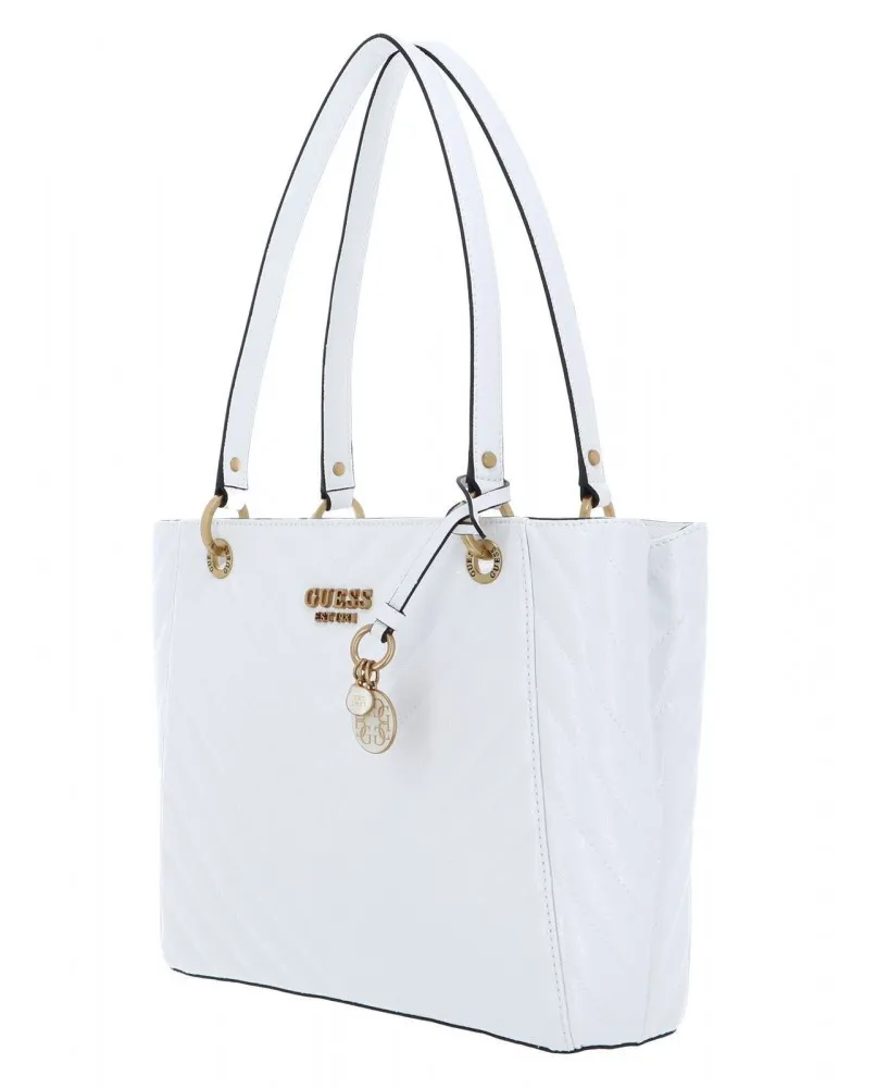 GUESS GA919925 JANIA borsa spalla shopping bag bianco