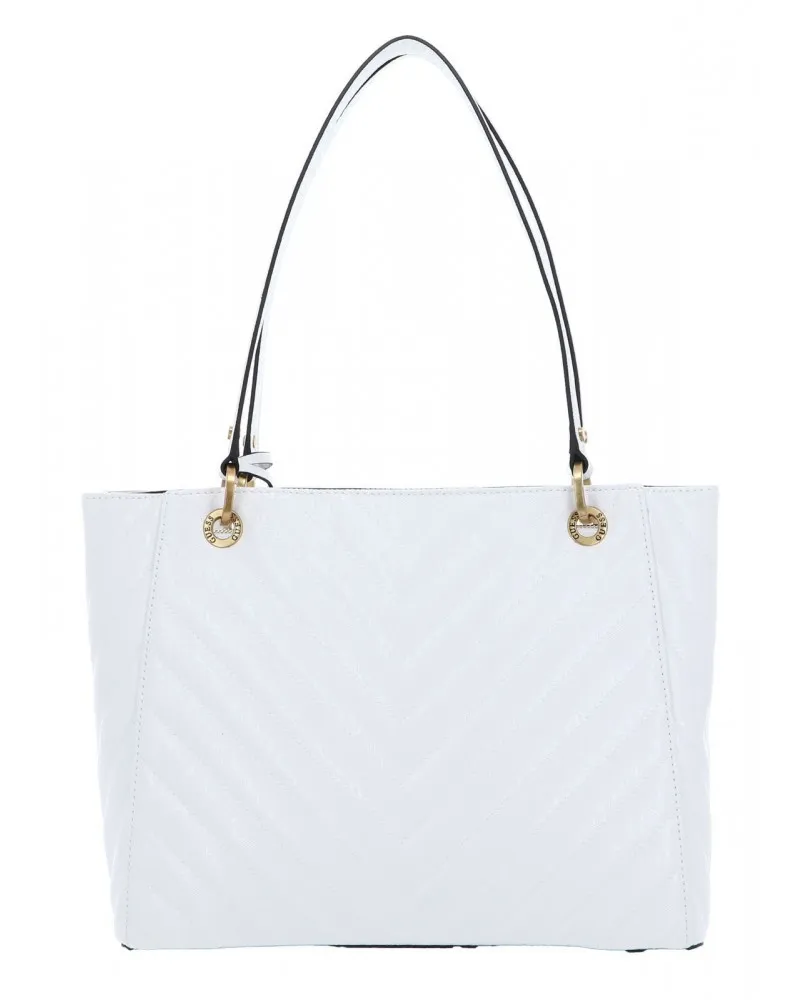 GUESS GA919925 JANIA borsa spalla shopping bag bianco