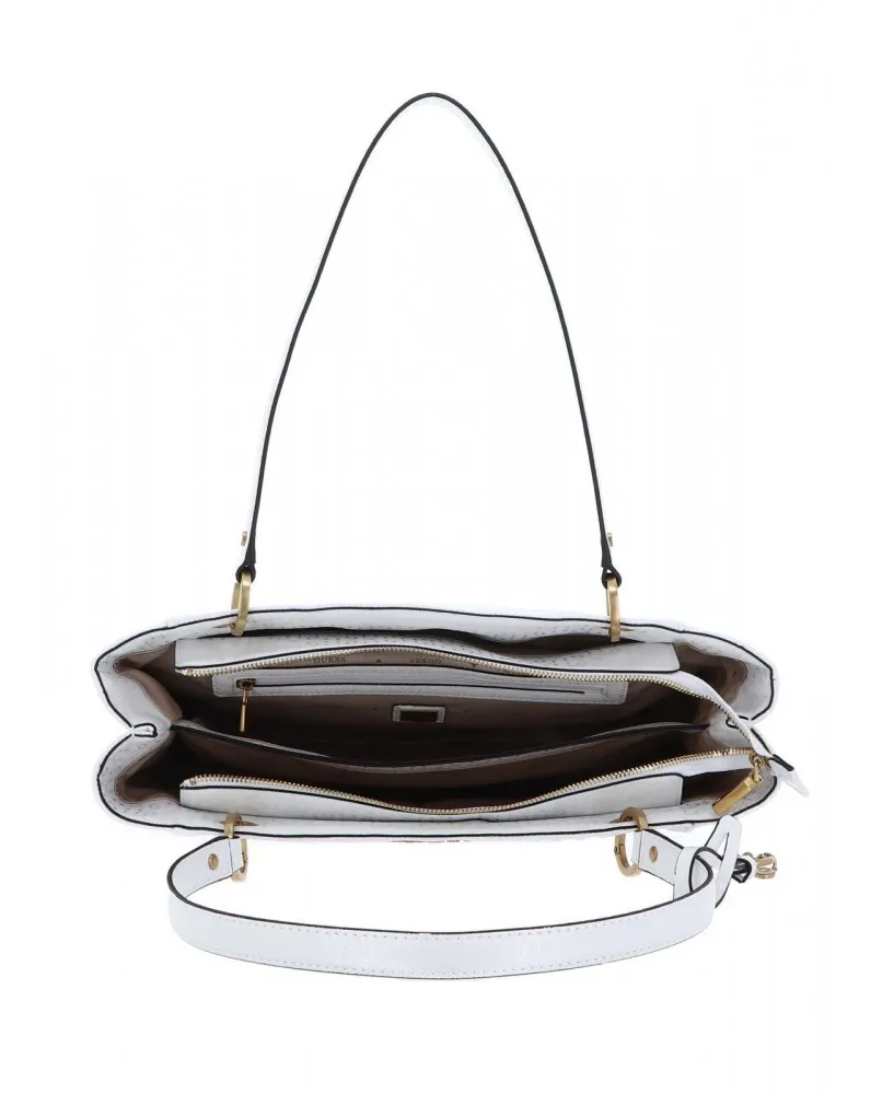 GUESS GA919925 JANIA borsa spalla shopping bag bianco
