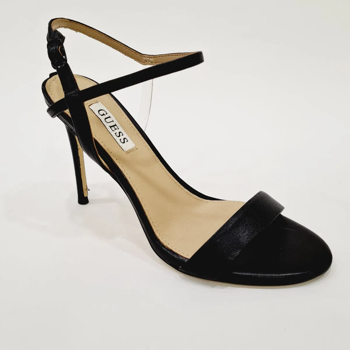 Guess sandalo  tacco alto 11 cm. pelle black rif.G625