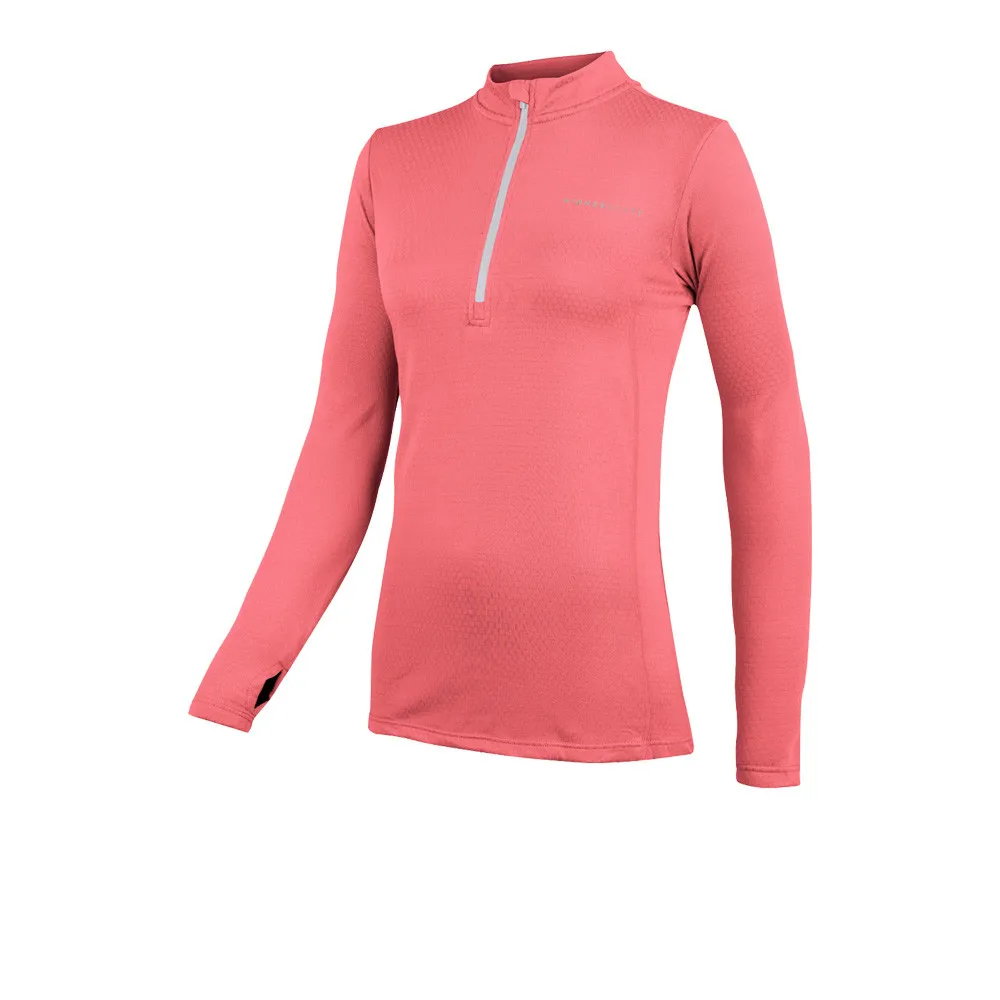Higher State L/S 1/4 Cerniera Thermal Grid per donna Top