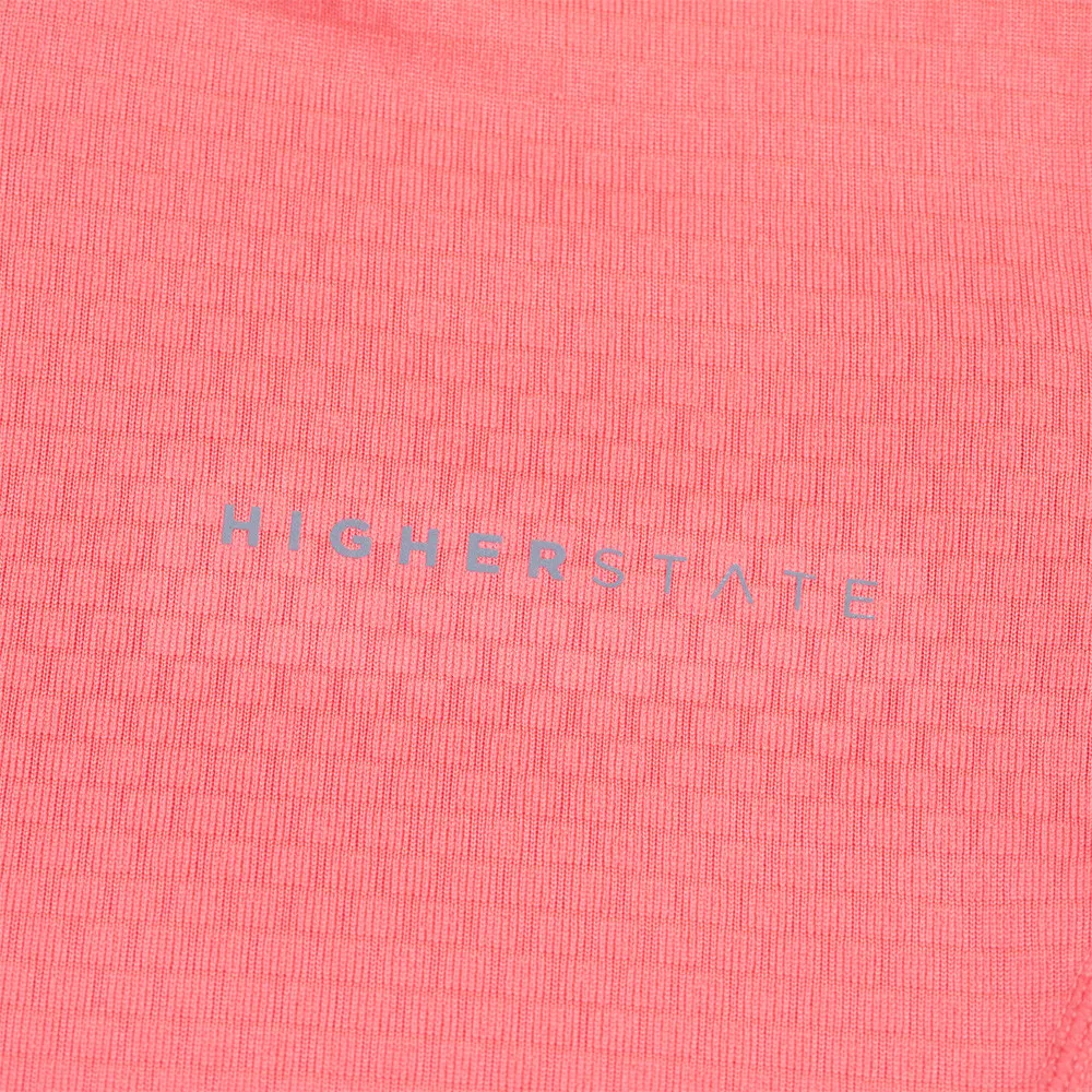 Higher State L/S 1/4 Cerniera Thermal Grid per donna Top