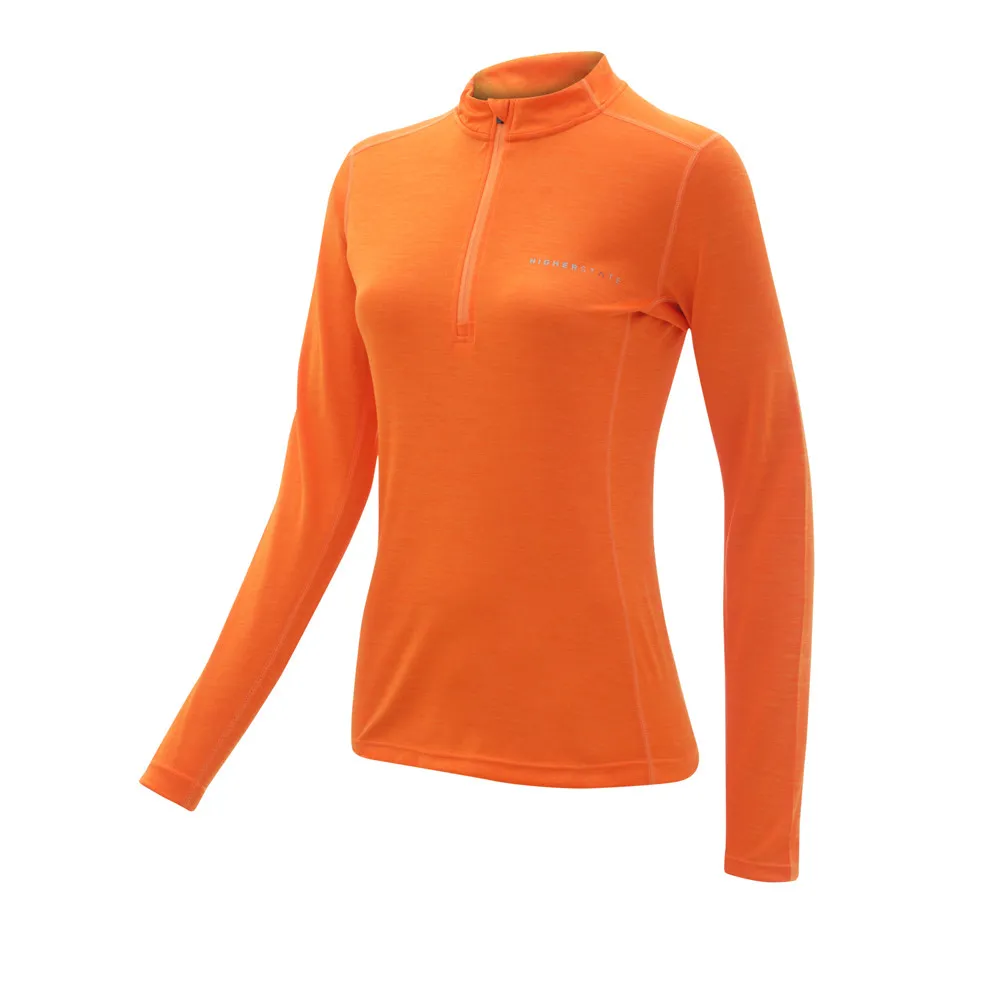 Higher State L/S 1/4 Maglia da donna con mezza zip e collo alto - AW21
