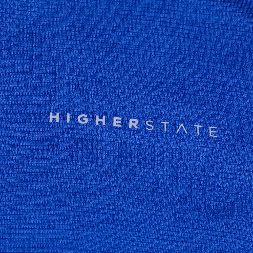 Higher State L/S 1/4 Zip Micro Grid Maglia - AW22