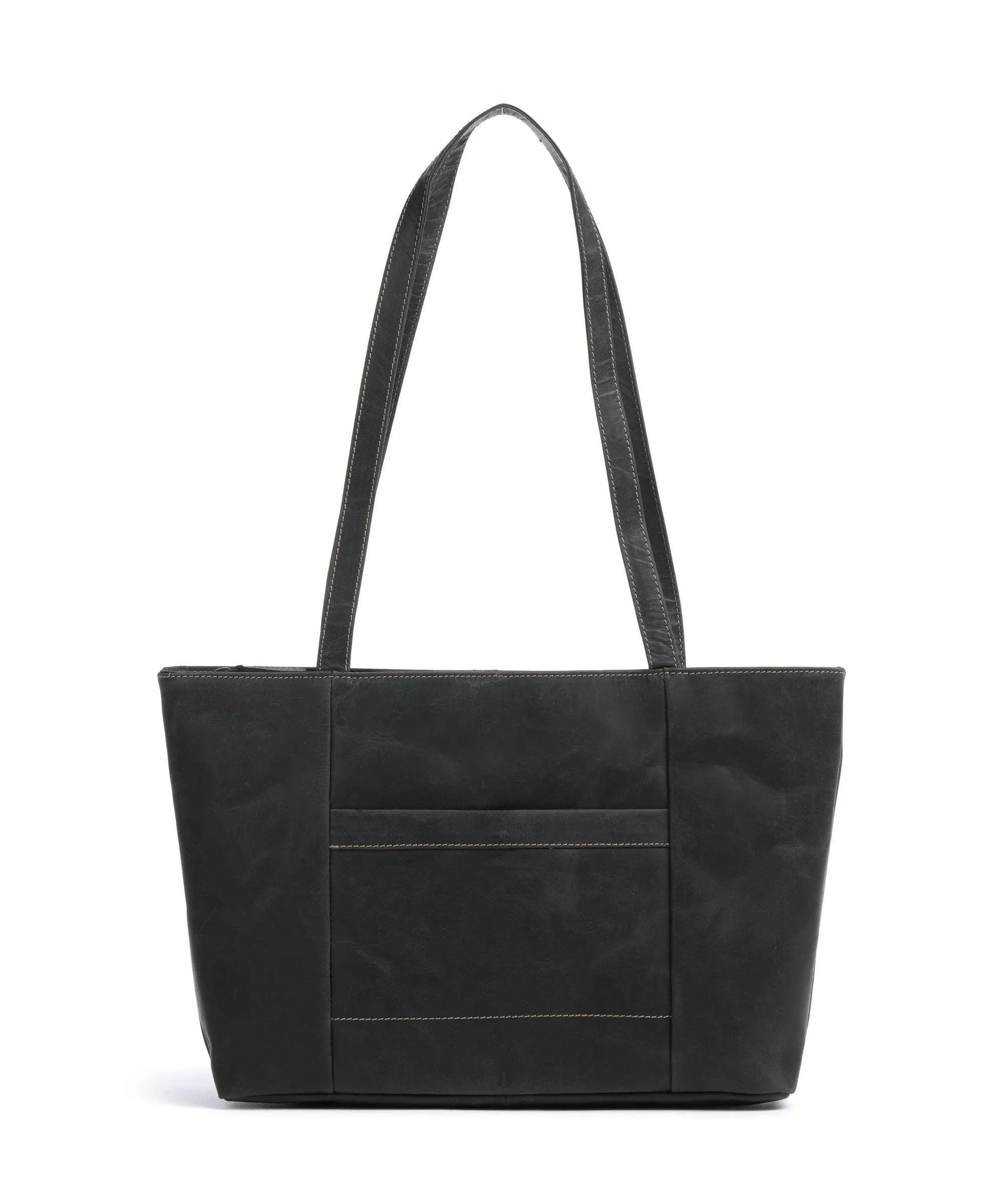  Jack Kinsky Baltimore 18 Borsa shopper pelle a grana fine antracite  