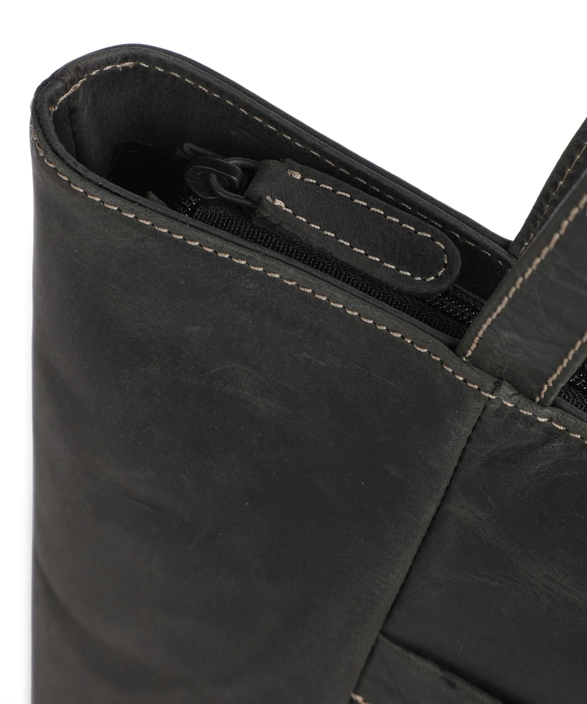  Jack Kinsky Baltimore 18 Borsa shopper pelle a grana fine antracite  