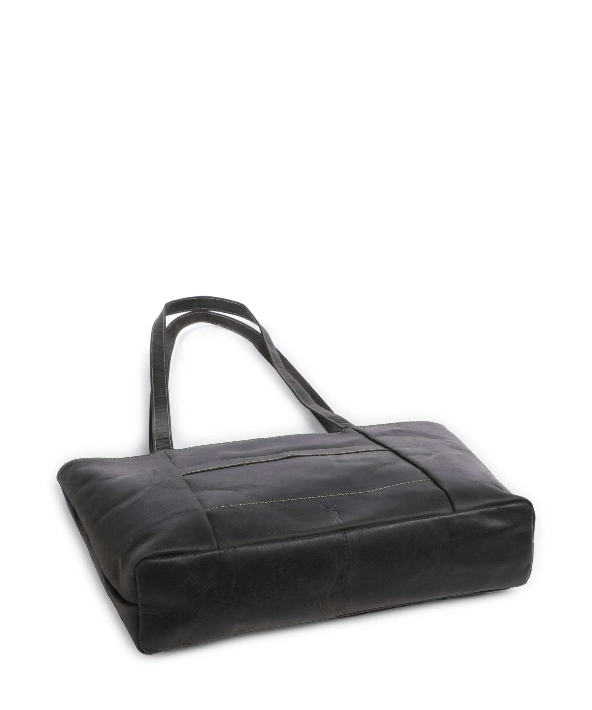  Jack Kinsky Baltimore 18 Borsa shopper pelle a grana fine antracite  