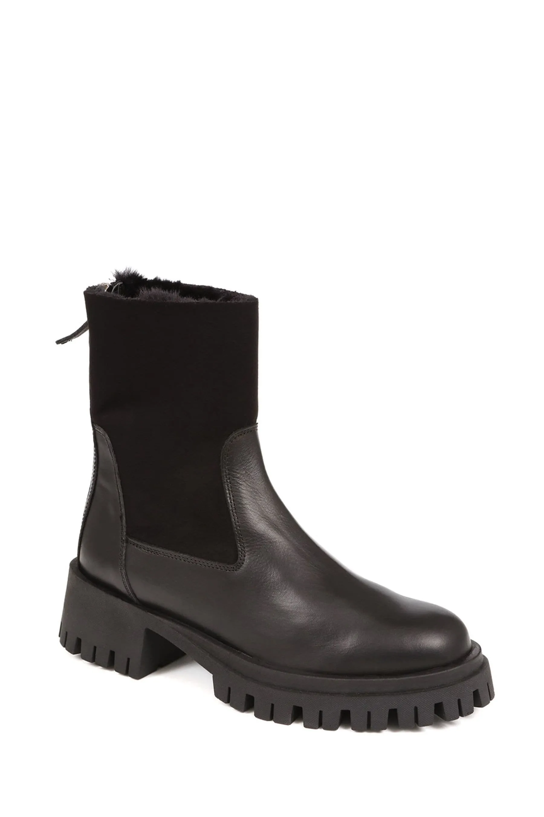 Jones Bootmaker - Leonarda - Nero alla caviglia con tacco - Stivali